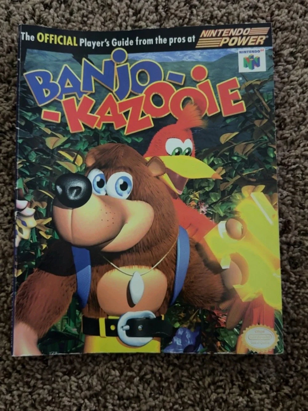Banjo Kazooie Cartridge For N64 Nintendo 64 And Player's Guide